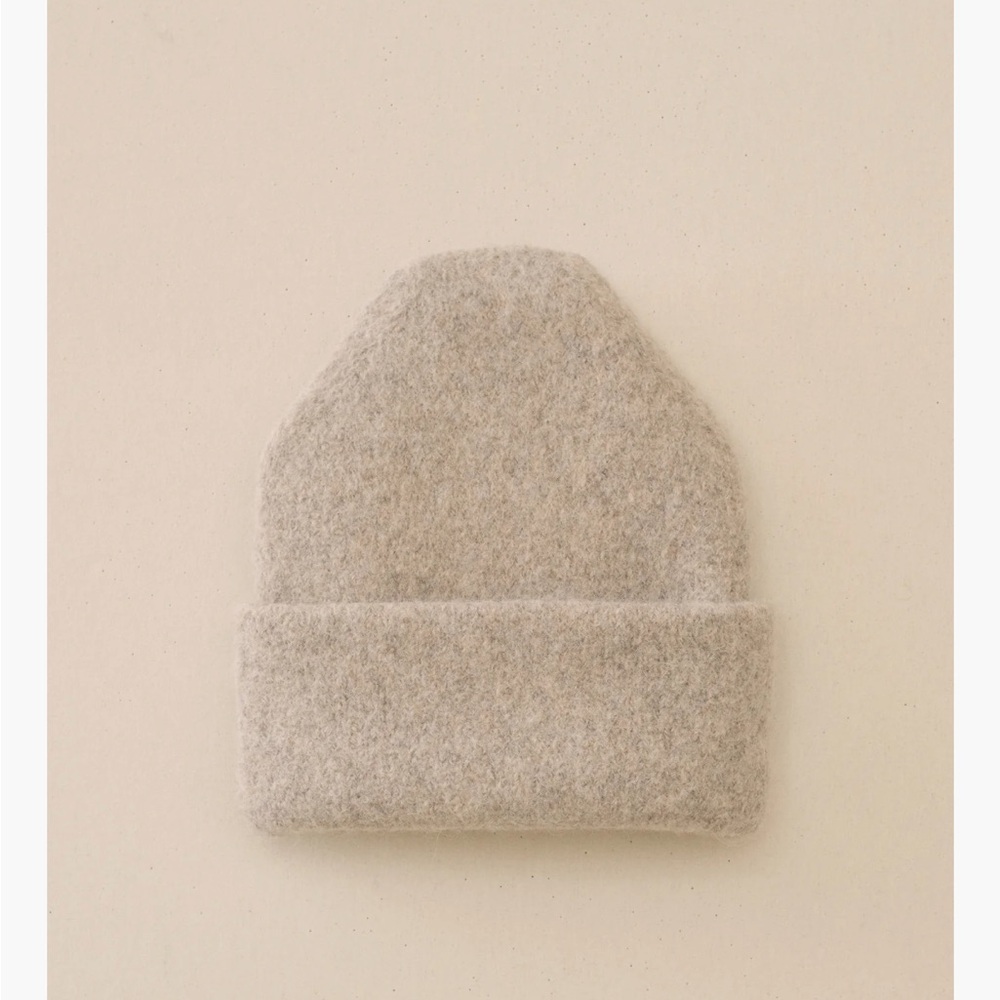 Lauren Manoogian Cozy Gray Wool Beanie